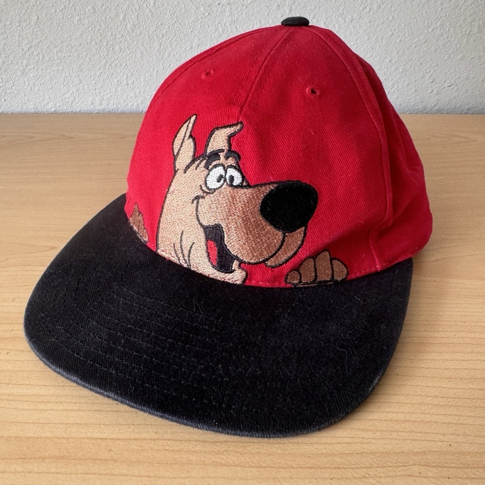 True Vintage 90s Scooby Doo Red 1993 Men's Hat‎ Cap Hanna Barbera Sz OSFA